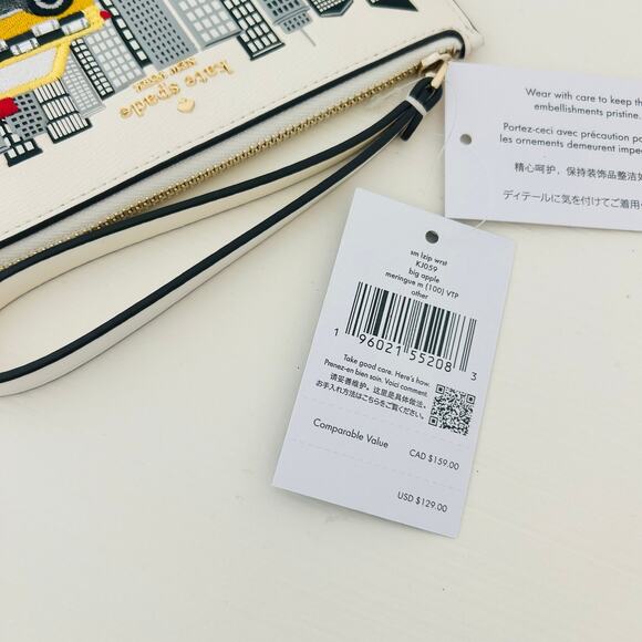 Kate Spade NYC Big Apple Small L-zip Wristlet - Picture 4 of 5